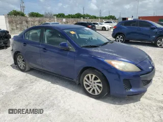 2012 Mazda 3 i Touring with VIN JM1BL1V79C1700075, listed as a Copart auction lot 59556135 with 131,600 mi miles and Clean title. Bid and sale history available at DreamBid. Image 4.