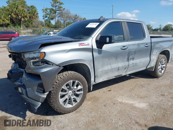 2021 Chevrolet Silverado 1500 RST with VIN 3GCUYEET9MG276575, listed as a IAAI auction lot 41523386 with 69,867 mi miles. Bid and sale history available at carsss.com. Image 2.