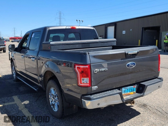 2017 Ford F-150 XL with VIN 1FTEW1EF3HKD78014, listed as a IAAI auction lot 42730666 with 91,388 mi miles and . Bid and sale history available at DreamBid. Image 1.