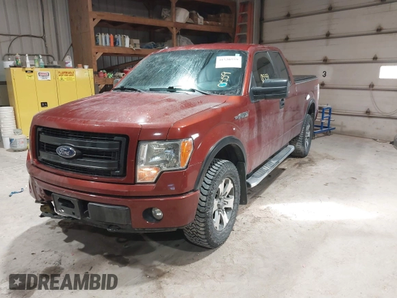 2014 Ford F-150 XL with VIN 1FTFX1EF1EKF24715, listed as a IAAI auction lot 41520559 with 183,650 mi miles. Bid and sale history available at carsss.com. Image 17.