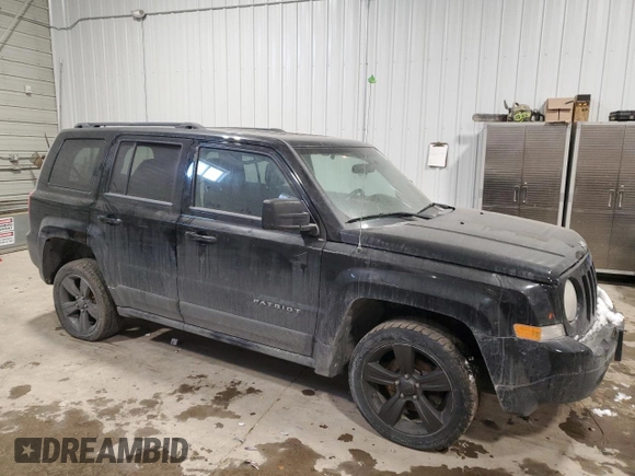 2013 Jeep Patriot Latitude with VIN 1C4NJPFB4DD255625, listed as a Copart auction lot 45114545 with 174,760 mi miles and Salvage Title. Bid and sale history available at carsss.com. Image 4.