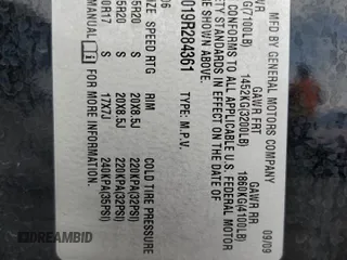 2009 Chevrolet Tahoe 2LT z VIN 1GNFC23019R284361, wystawiony jako Copart lot #56073585 z przebiegiem 306 320 mil mil oraz Szkoda całkowita • Salvage title. Historia ofert i sprzedaży dostępna na DreamBid. Obrazek 12.