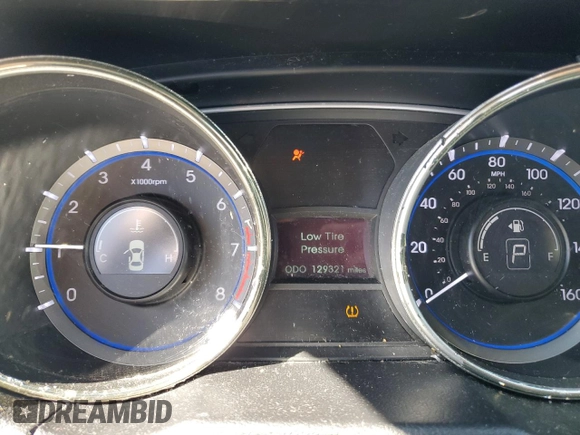 2012 Hyundai Sonata 2.4L Limited PZEV with VIN 5NPEC4AC3CH328307, listed as a Copart auction lot 76809354 with 129,321 mi miles and Salvage Title. Bid and sale history available at carsss.com. Image 9.