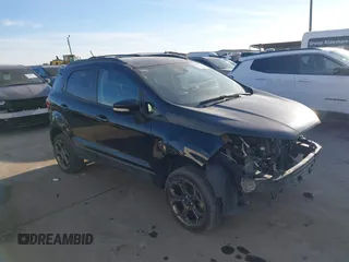 2018 Ford EcoSport SES z VIN MAJ6P1CL6JC199658, wystawiony jako IAAI lot #41398275 z przebiegiem 100 111 mil mil oraz . Historia ofert i sprzedaży dostępna na DreamBid. Obrazek 1.