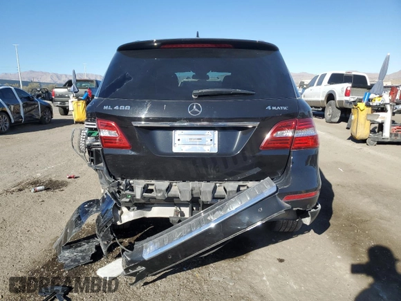 2015 Mercedes-Benz M 400 with VIN 4JGDA5GB2FA486716, listed as a Copart auction lot 88552985 with 18,254 mi miles and Salvage Title. Bid and sale history available at DreamBid. Image 6.