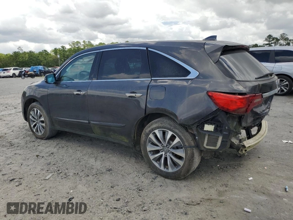 2014 Acura MDX Technology with VIN 5FRYD3H45EB010336, listed as a Copart auction lot 48756895 with 115,526 mi miles and Salvage Title. Bid and sale history available at carsss.com. Image 2.
