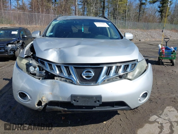 2009 Nissan Murano S with VIN JN8AZ18W99W136361, listed as a IAAI auction lot 41799187 with 145,276 mi miles and . Bid and sale history available at carsss.com. Image 12.