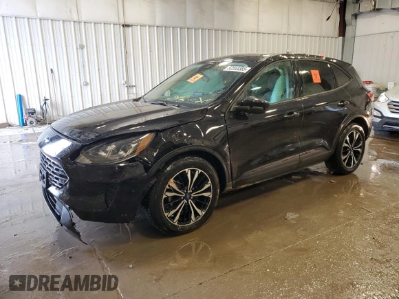 2021 Ford Escape SE with VIN 1FMCU0G67MUB34221, listed as a Copart auction lot 52553385 with 41,074 mi miles and Non Repairable. Bid and sale history available at carsss.com. Image 1.