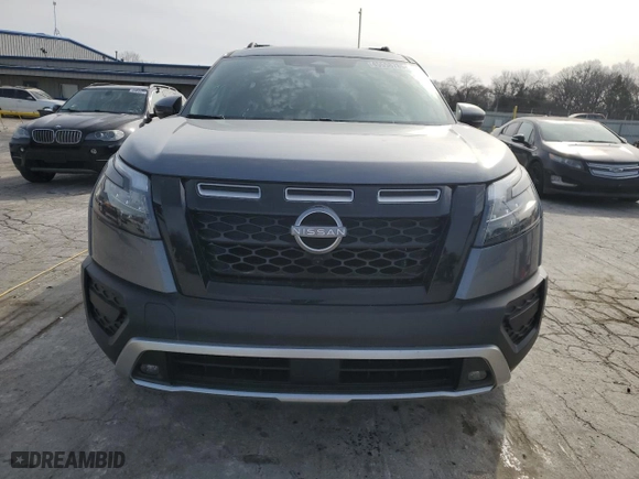 2024 Nissan Pathfinder Rock Creek with VIN 5N1DR3BDXRC286763, listed as a Copart auction lot 45558785 with 9,534 mi miles and Salvage Title. Bid and sale history available at carsss.com. Image 5.