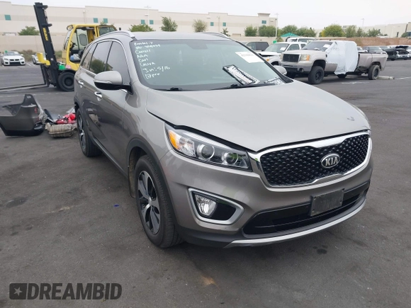 2018 Kia Sorento EX with VIN 5XYPH4A59JG394960, listed as a IAAI auction lot 42342621 with 158,056 mi miles and . Bid and sale history available at DreamBid. Image 1.