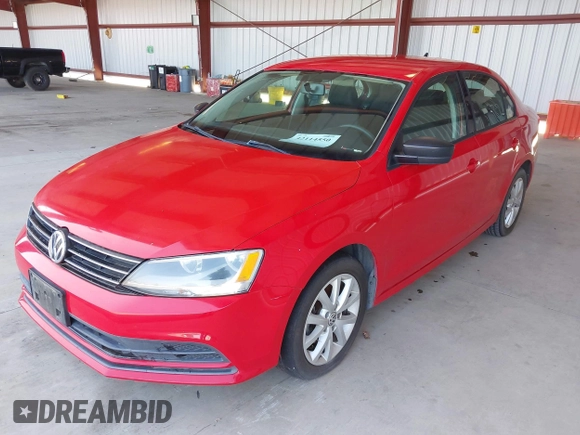 2015 Volkswagen Jetta Sedan 1.8T SE with VIN 3VWD17AJ8FM297813, listed as a IAAI auction lot 42114550 with 126,229 mi miles. Bid and sale history available at carsss.com. Image 2.