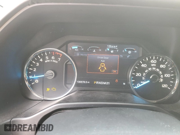 2016 Ford F-150 XLT with VIN 1FTEW1EG8GFC74621, listed as a Copart auction lot 86569594 with 130,578 mi miles and Salvage title. Bid and sale history available at DreamBid. Image 9.
