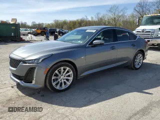 2020 Cadillac CT5 Luxury z VIN 1G6DS5RK2L0145013, wystawiony jako Copart lot #53990505 z przebiegiem 52 457 mil mil oraz Szkody całkowita. Historia ofert i sprzedaży dostępna na DreamBid. Obrazek 1.