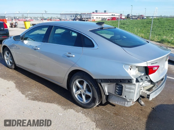 2016 Chevrolet Malibu LS with VIN 1G1ZB5ST7GF233685, listed as a IAAI auction lot 42065623 with 148,325 mi miles and . Bid and sale history available at carsss.com. Image 3.