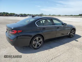 2021 BMW 5 Series 540i with VIN WBA53BJ06MWW96533, listed as a Copart auction lot 48283535 with 65,016 mi miles and Salvage Title. Bid and sale history available at DreamBid. Image 3.