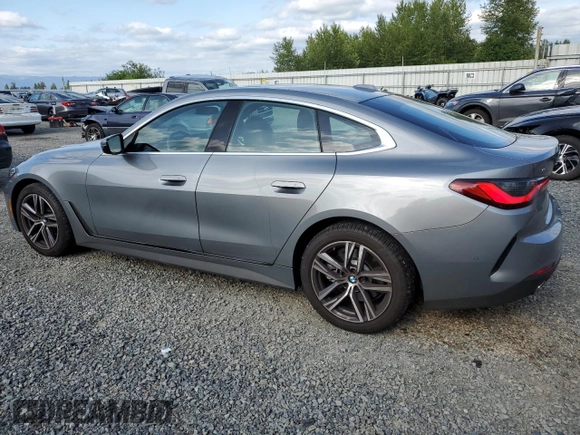 2024 BMW 4 Series 430i xDrive with VIN WBA73AV02RFS05136, listed as a Copart auction lot 59541245 with 11,677 mi miles and Salvage title. Bid and sale history available at DreamBid. Image 2.