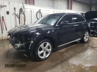 2021 Audi Q5 Premium Plus with VIN WA1BAAFY0M2110494, listed as a Copart auction lot 43424805 with 67,095 mi miles and Salvage Title. Bid and sale history available at carsss.com. Image 1.