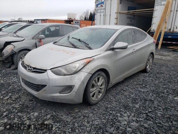 2013 Hyundai Elantra Limited with VIN 5NPDH4AE2DH446350, listed as a Copart auction lot 50250405 with 322,407 mi miles and Salvage Title. Bid and sale history available at DreamBid. Image 1.