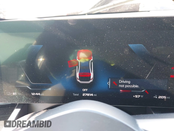 2024 BMW i5 M60 z VIN WBY43FK01RCP34925, wystawiony jako IAAI lot #41100557 z przebiegiem 27 814 mil mil oraz . Historia ofert i sprzedaży dostępna na DreamBid. Obrazek 7.
