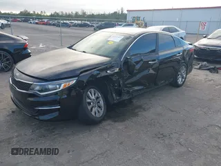 2018 Kia Optima LX with VIN 5XXGT4L38JG256924, listed as a IAAI auction lot 41267413 with 129,820 mi miles and . Bid and sale history available at DreamBid. Image 2.