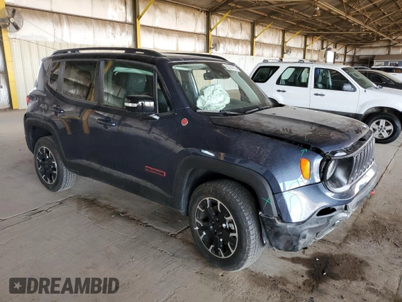 2023 Jeep Renegade Trailhawk with VIN ZACNJDC17PPP24879, listed as a Copart auction lot 63214175 with 7,553 mi miles and Clean title. Bid and sale history available at DreamBid. Image 4.
