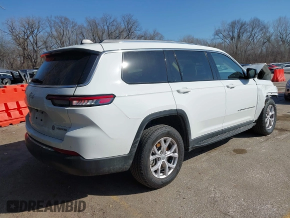 2022 Jeep Grand Cherokee Limited с VIN 1C4RJKBG8N8586661, выставлен на аукционе IAAI как лот 41760327 с пробегом 43 894 миль миль и . История ставок и продаж доступна на DreamBid. Изображение 4.