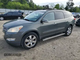 2011 Chevrolet Traverse LTZ z VIN 1GNKRLED2BJ111990, wystawiony jako Copart lot #54261725 z przebiegiem 94 900 mil mil oraz Szkoda całkowita • Salvage title. Historia ofert i sprzedaży dostępna na DreamBid. Obrazek 1.