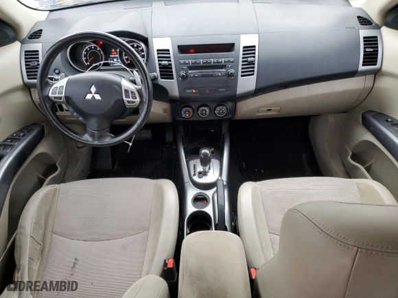 2012 Mitsubishi Outlander SE with VIN JA4AS3AW5CU002014, listed as a Copart auction lot 89164345 with 164,839 mi miles and Salvage Title. Bid and sale history available at carsss.com. Image 8.
