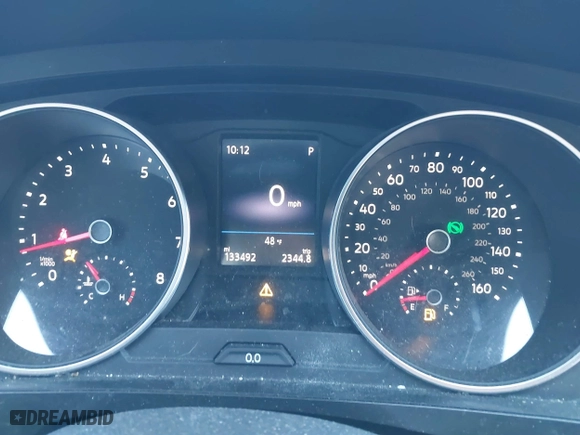 2019 Volkswagen Tiguan SE with VIN 3VV2B7AX4KM013634, listed as a IAAI auction lot 41429236 with 133,492 mi miles. Bid and sale history available at carsss.com. Image 7.