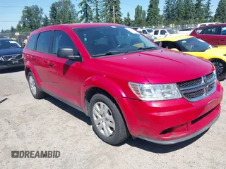 2014 Dodge Journey American Value with VIN 3C4PDCAB9ET310677, listed as a IAAI auction lot 42597229 with 127,543 mi miles and . Bid and sale history available at DreamBid. Image 1.