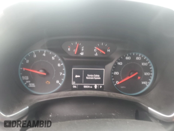 2018 Chevrolet Equinox LS with VIN 3GNAXHEV2JS512380, listed as a Copart auction lot 52737035 with 96,634 mi miles and Salvage Title. Bid and sale history available at DreamBid. Image 9.