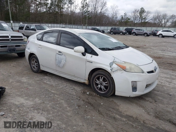 2010 Toyota Prius II with VIN JTDKN3DUXA5004134, listed as a IAAI auction lot 41738838 with 342,667 mi miles and . Bid and sale history available at DreamBid. Image 1.