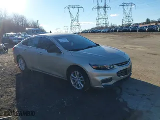 2016 Chevrolet Malibu LT with VIN 1G1ZE5ST3GF229737, listed as a IAAI auction lot 41498004 with 44,064 mi miles. Bid and sale history available at carsss.com. Image 1.