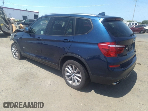 2015 BMW X3 xDrive28i z VIN 5UXWX9C51F0D48689, wystawiony jako IAAI lot #41794261 z przebiegiem Nie podano mil oraz . Historia ofert i sprzedaży dostępna na DreamBid. Obrazek 3.