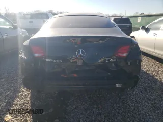 2018 Mercedes-Benz C 43 AMG with VIN WDDWJ6EB0JF663397, listed as a Copart auction lot 88901735 with 99,164 mi miles and Salvage Title. Bid and sale history available at DreamBid. Image 6.