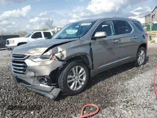 2018 Chevrolet Traverse High Country z VIN 1GNEVKKW4JJ100240, wystawiony jako Copart lot #51447425 z przebiegiem 99 933 mil mil oraz Szkoda całkowita • Salvage title. Historia ofert i sprzedaży dostępna na DreamBid. Obrazek 1.