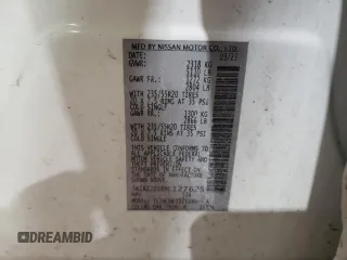 2023 Nissan Murano Platinum with VIN 5N1AZ2DJ8PC127625, listed as a Copart auction lot 43221825 with 66,476 mi miles and Salvage title. Bid and sale history available at DreamBid. Image 14.