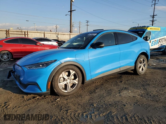 2023 Ford Mustang Mach-E Select with VIN 3FMTK1RM0PMA41668, listed as a Copart auction lot 42788025 with 24,090 mi miles and Salvage Title. Bid and sale history available at DreamBid. Image 1.