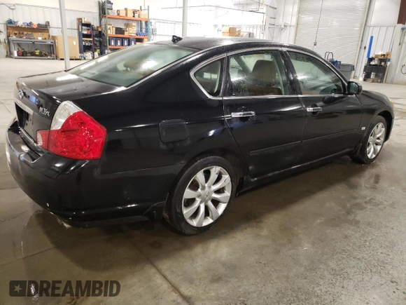 2007 Infiniti M x with VIN JNKAY01F37M452283, listed as a Copart auction lot 50053285 with 199,225 mi miles and Salvage Title. Bid and sale history available at carsss.com. Image 3.