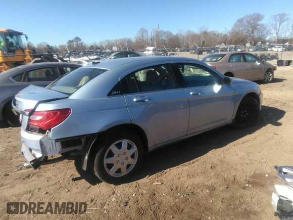 2014 Chrysler 200 LX with VIN 1C3CCBAGXEN178668, listed as a IAAI auction lot 41654042 with 41,976 mi miles and . Bid and sale history available at carsss.com. Image 4.