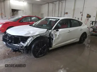 2023 Acura Integra w/A-Spec Technology Package with VIN 19UDE4H66PA028278, listed as a Copart auction lot 47631705 with 15,633 mi miles and Salvage Title. Bid and sale history available at carsss.com. Image 1.