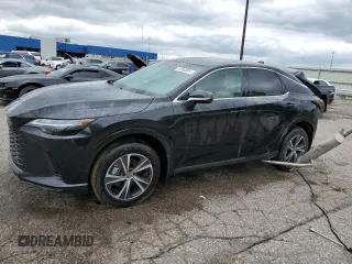 2023 Lexus RX with VIN 2T2BBMCAXPC009380, listed as a Copart auction lot 55076153 with 98 mi miles. Bid and sale history available at carsss.com. Image 1.