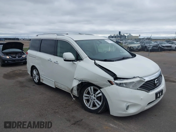 2012 Nissan Quest S z VIN JN8AE2KP4C9034426, wystawiony jako IAAI lot #42187314 z przebiegiem 221 834 mil mil oraz . Historia ofert i sprzedaży dostępna na DreamBid. Obrazek 1.