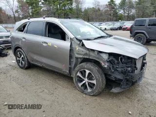 2017 Kia Sorento EX with VIN 5XYPHDA55HG225593, listed as a Copart auction lot 52734715 with 64,423 mi miles and Salvage Title. Bid and sale history available at DreamBid. Image 4.