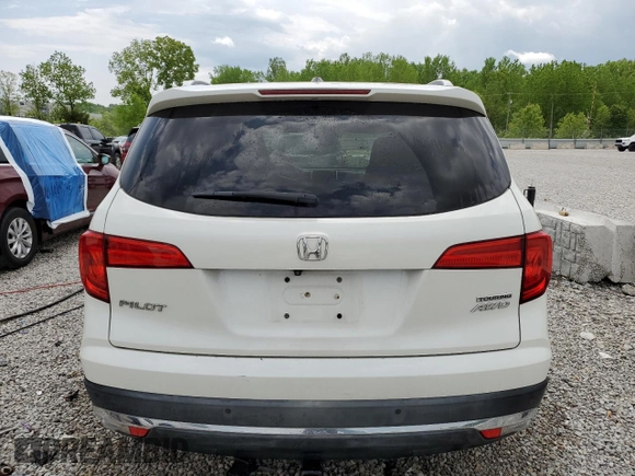 2016 Honda Pilot Touring with VIN 5FNYF6H92GB057531, listed as a Copart auction lot 54354145 with 86,806 mi miles and Salvage Title. Bid and sale history available at DreamBid. Image 6.