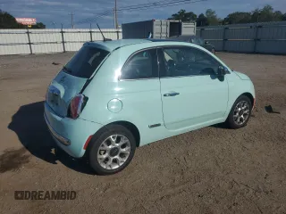 2017 FIAT 500 Lounge z VIN 3C3CFFCR4HT524036, wystawiony jako Copart lot #72024774 z przebiegiem 121 130 mil mil oraz Szkoda całkowita • Salvage title. Historia ofert i sprzedaży dostępna na DreamBid. Obrazek 3.
