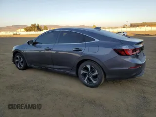 2021 Honda Insight EX with VIN 19XZE4F56ME010984, listed as a Copart auction lot 80287504 with 59,166 mi miles and Salvage Title. Bid and sale history available at carsss.com. Image 2.