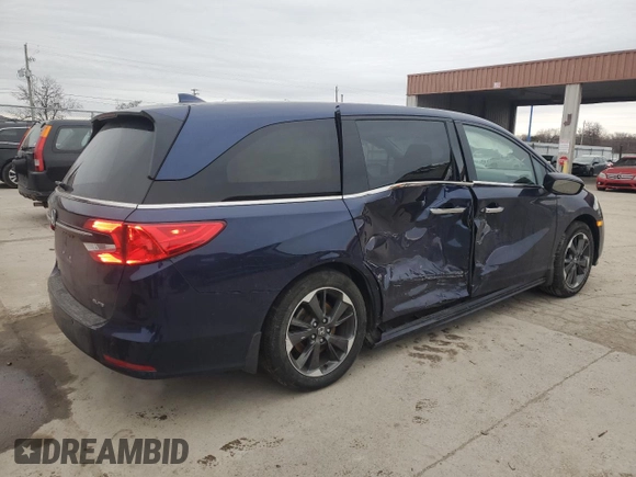 2022 Honda Odyssey Elite с VIN 5FNRL6H91NB042481, выставлен на аукционе Copart как лот 85664034 с пробегом 26 870 миль миль и На запчасти • Non repairable. История ставок и продаж доступна на DreamBid. Изображение 3.