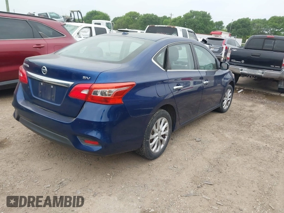 2018 Nissan Sentra S with VIN 3N1AB7AP8JY242578, listed as a IAAI auction lot 41940800 with 92,413 mi miles and . Bid and sale history available at DreamBid. Image 4.