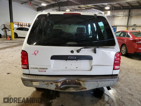 2001 Ford Explorer Sport with VIN 1FMYU70E81UA67897, listed as a Copart auction lot 57620075 with 225,597 mi miles and Salvage title. Bid and sale history available at DreamBid. Image 6.